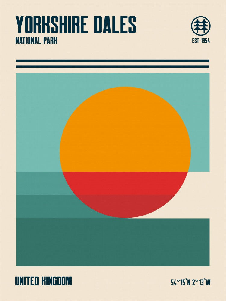 Yorkshire Dales National Park Travel Poster