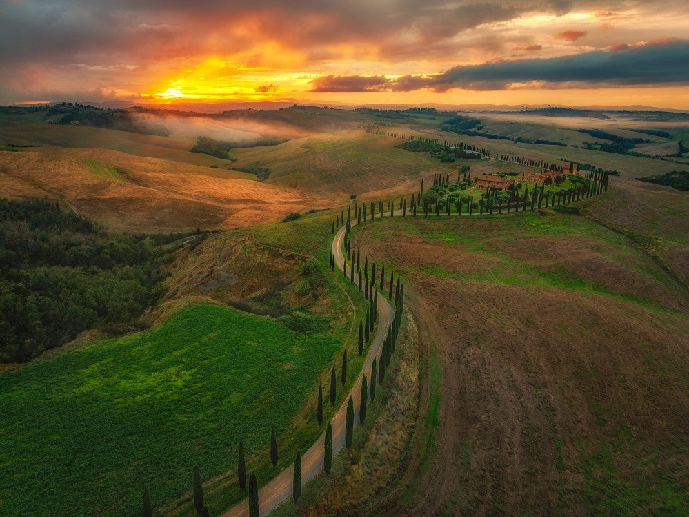 Tuscany at Sunset