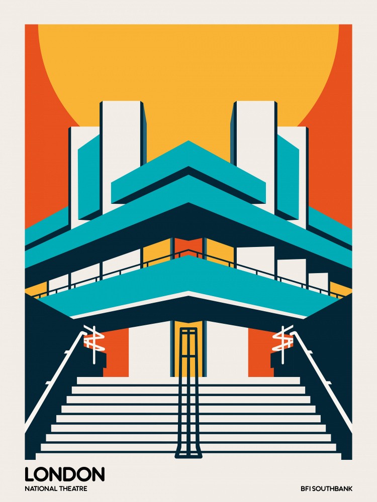 London BFI Southbank Brutalist Architecture