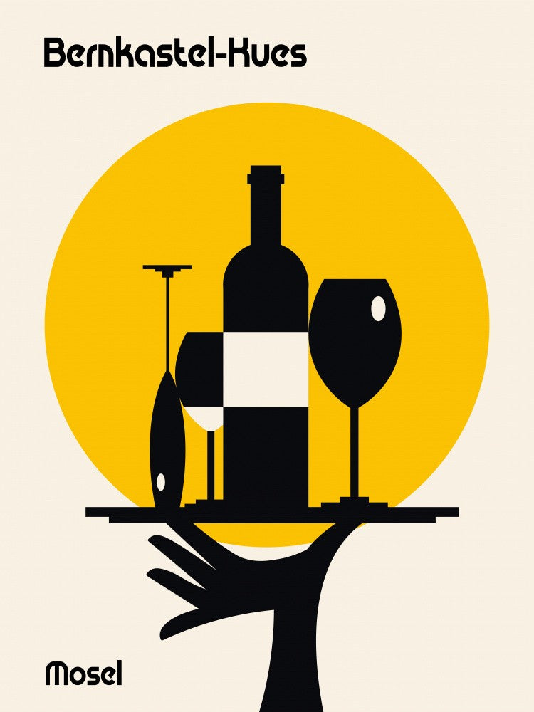 Mosel Wine Minimalist Print