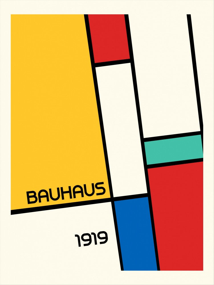 Bauhaus Geometric Design Retro
