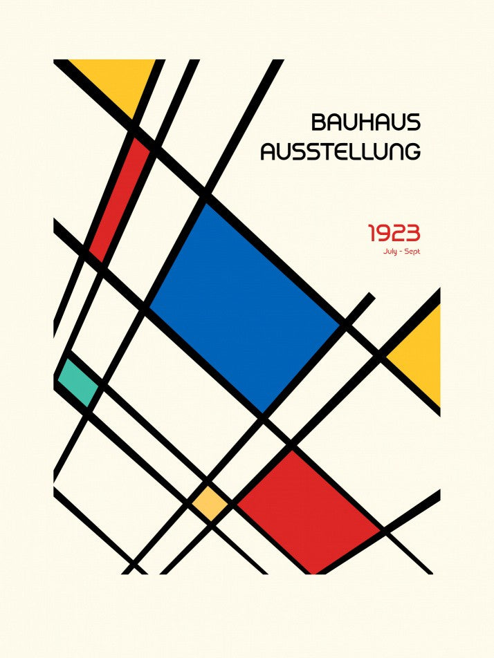 Bauhaus Geometric Design Retro
