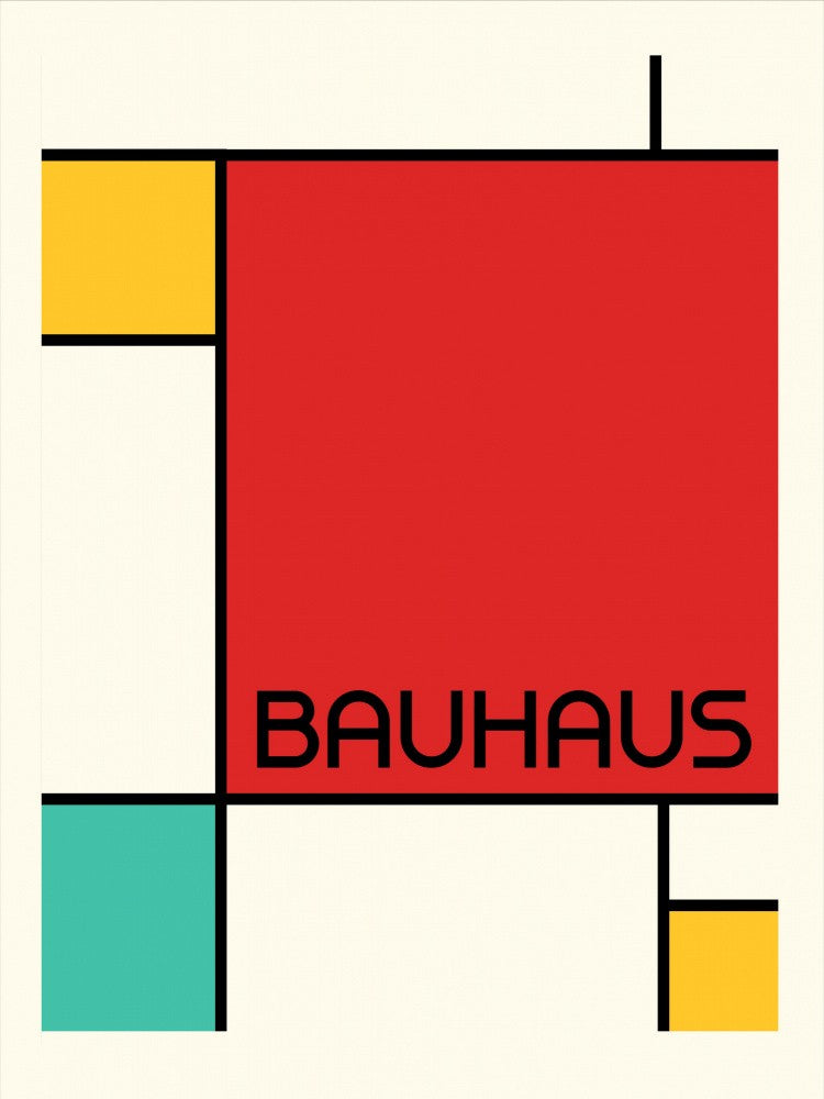 Bauhaus Geometric Design Retro