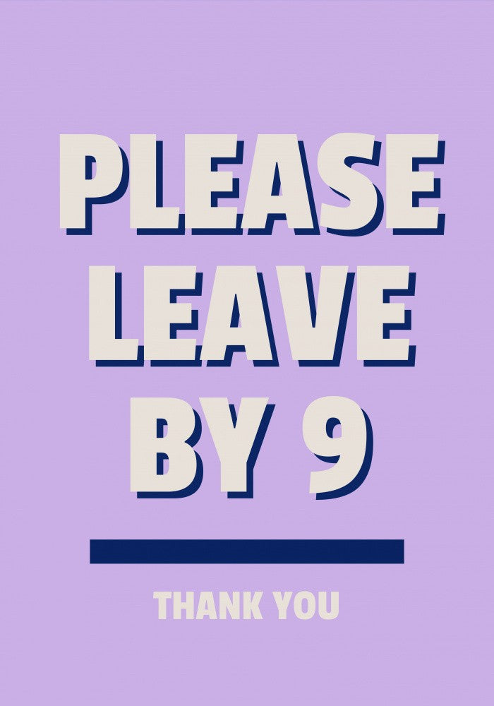 Out by Nine