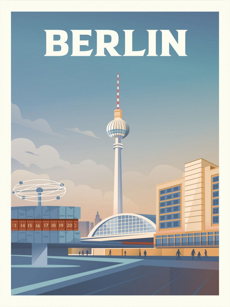 Berlin Cityscape Travel Print