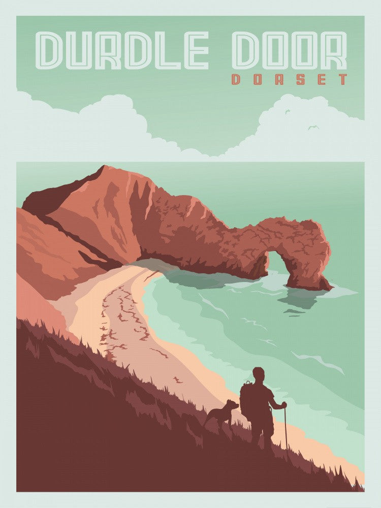 Durdle Door Dorset Travel Print