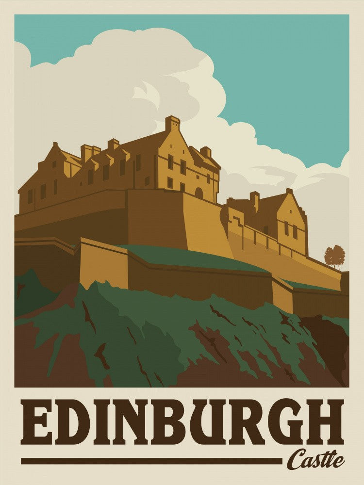 Edinburgh Castle Travel Print