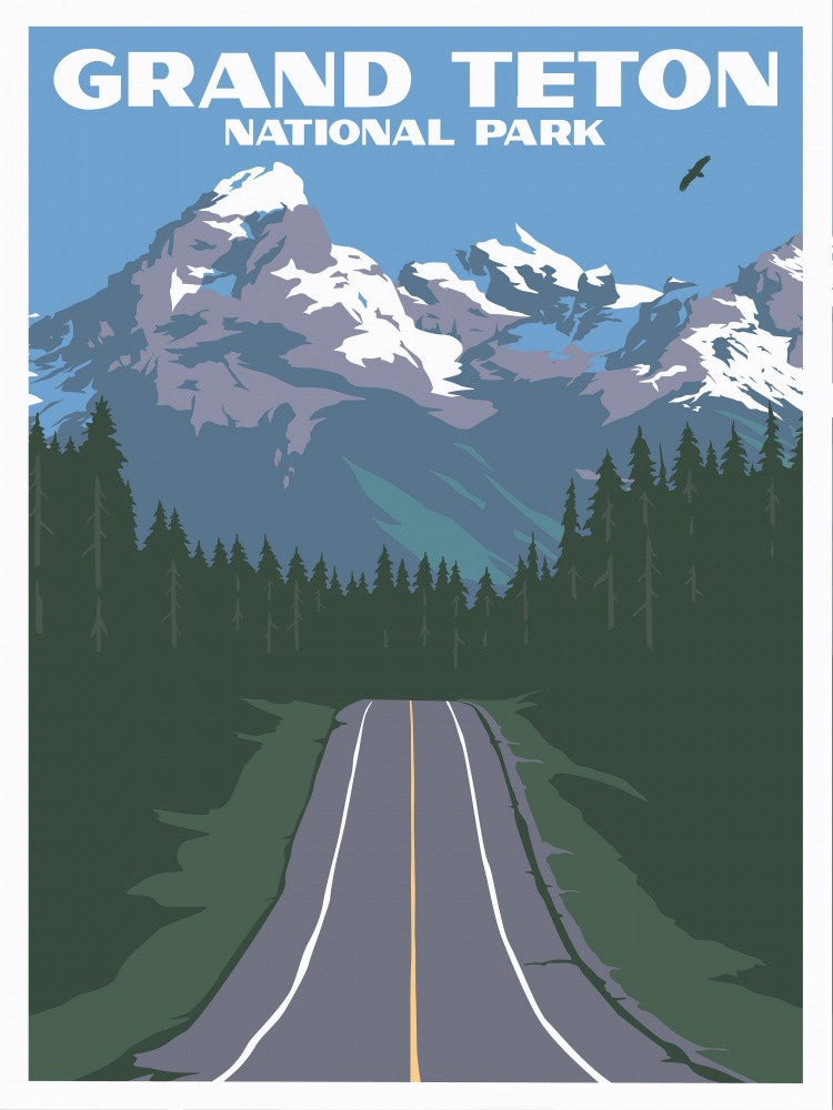 Grand Teton National Park Travel Print