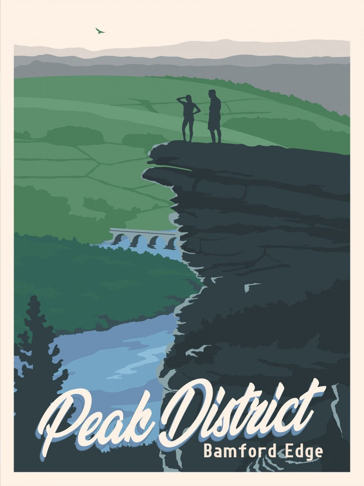 Peak District National Park Travel Print