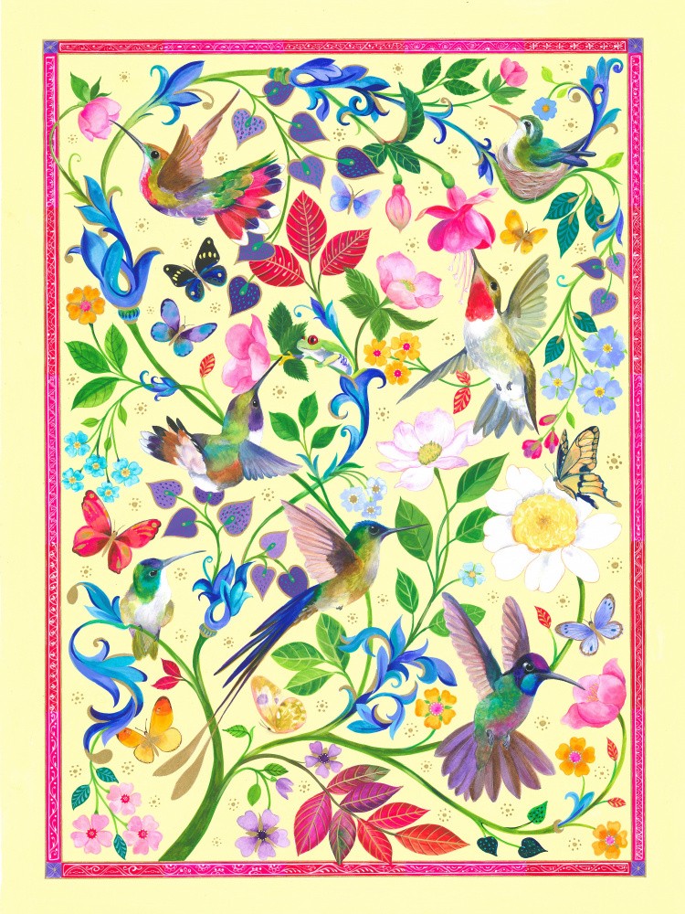 Colorful Humming Birds