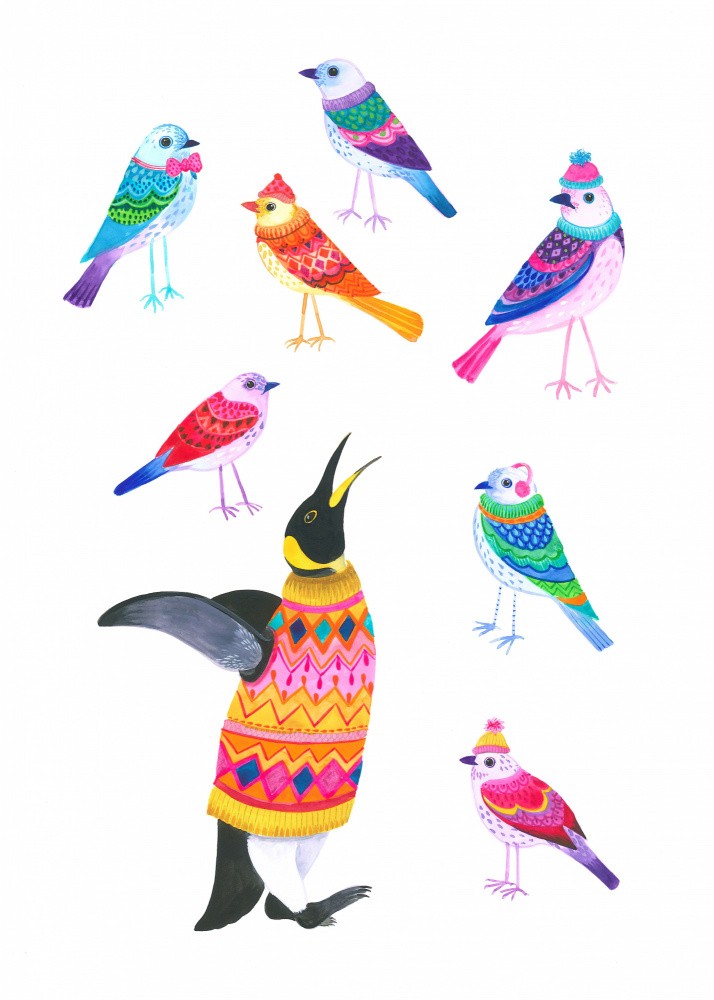 Colorful Feathered Crew