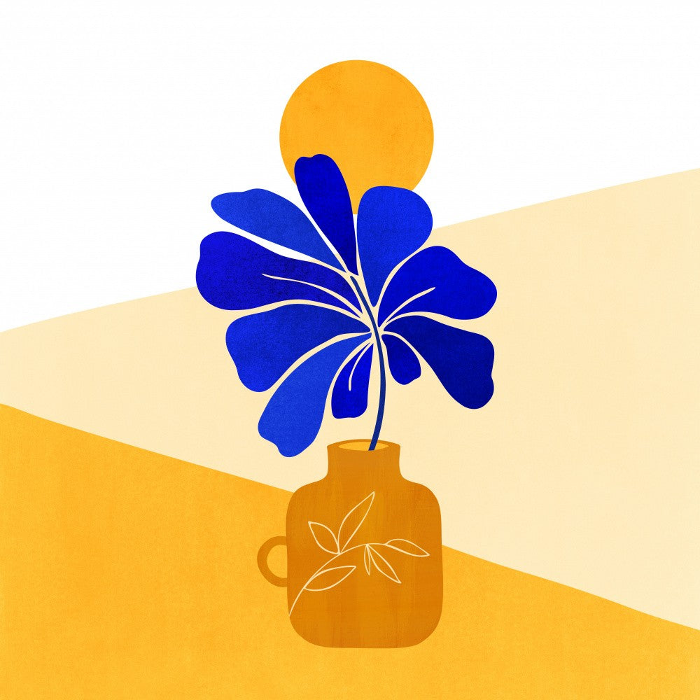 Blue Leaf Sq