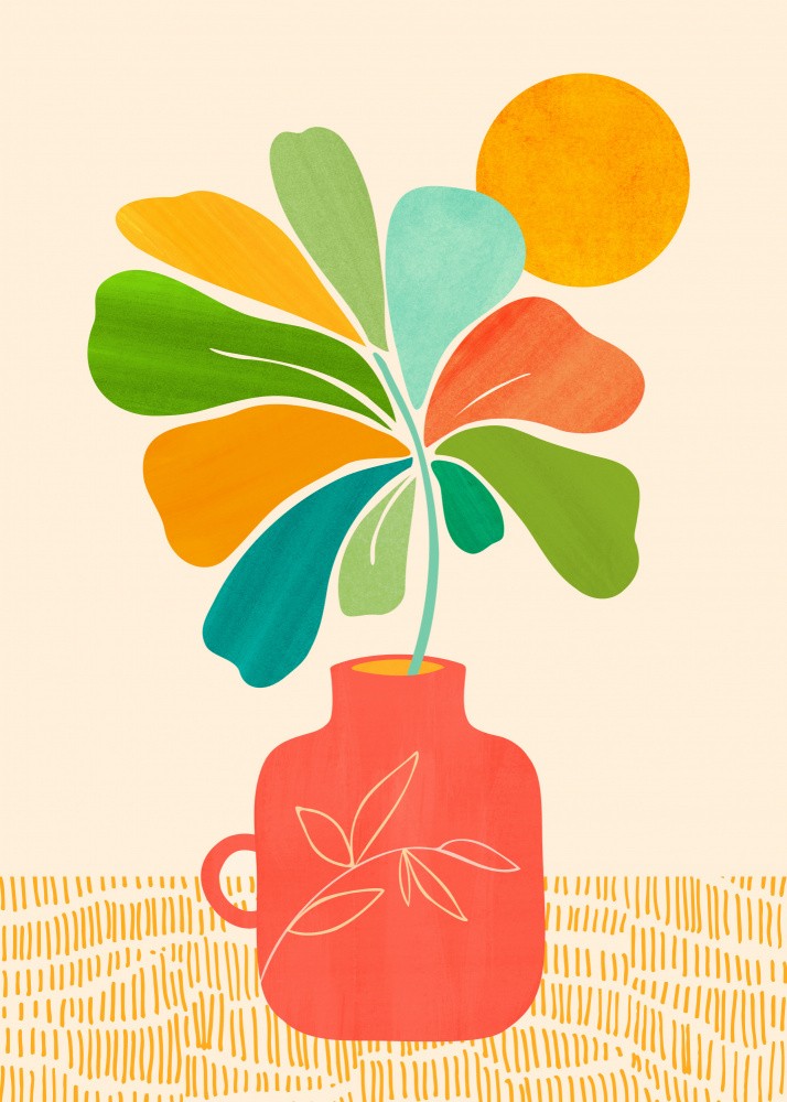 Colorful Leaf 5x7 V2