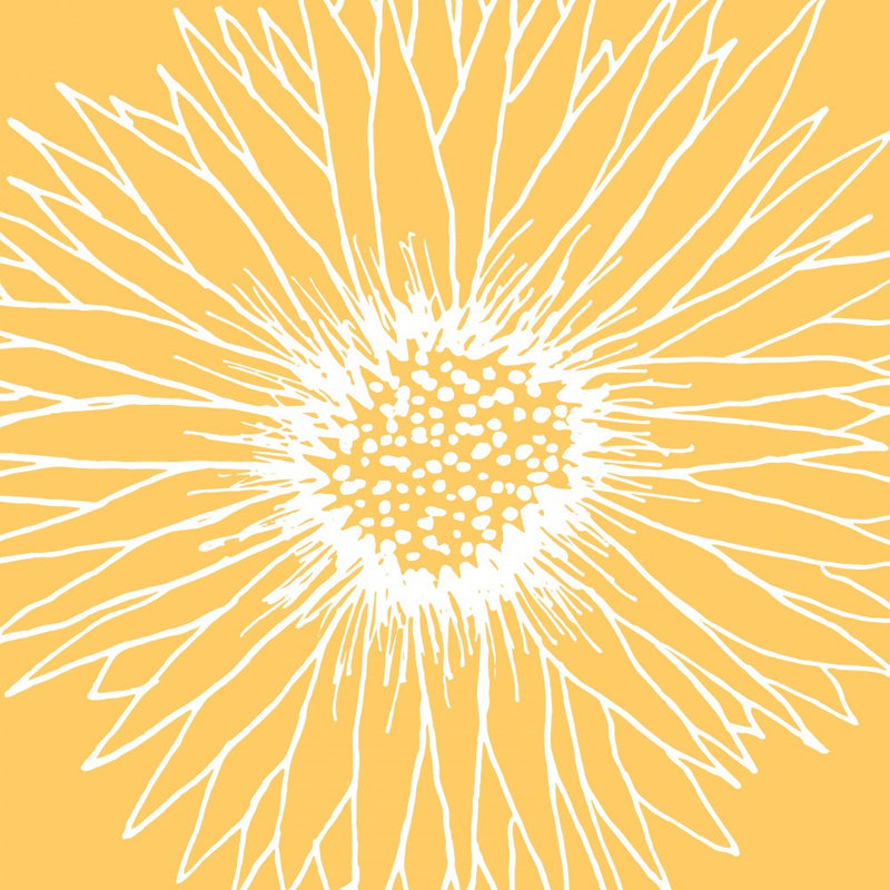 Line Art Sunflower