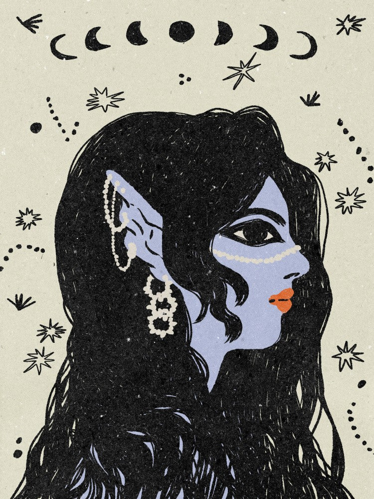 Portrait of a mermaid