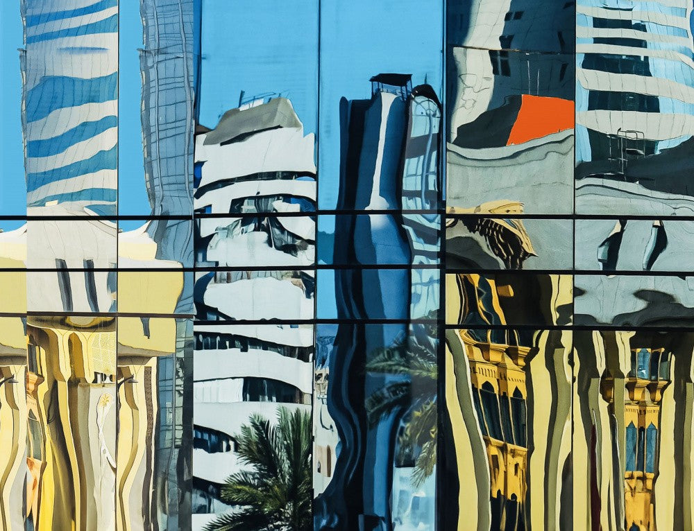Reflections in glass - Dubai