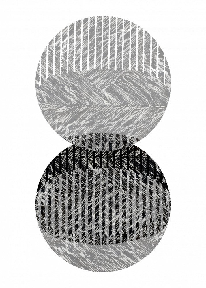 Black Grey Dots Bauhaus No1