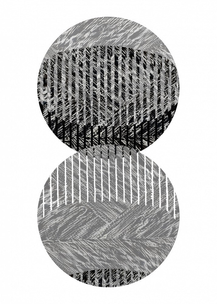 Black Grey Dots Bauhaus No3