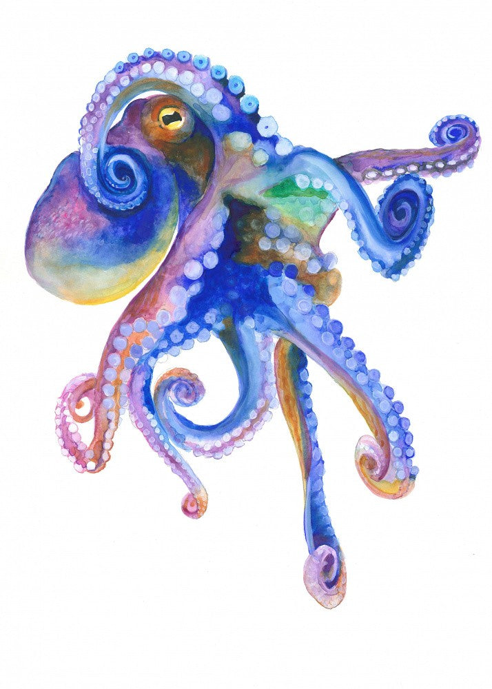 Blue Marine Octopuss
