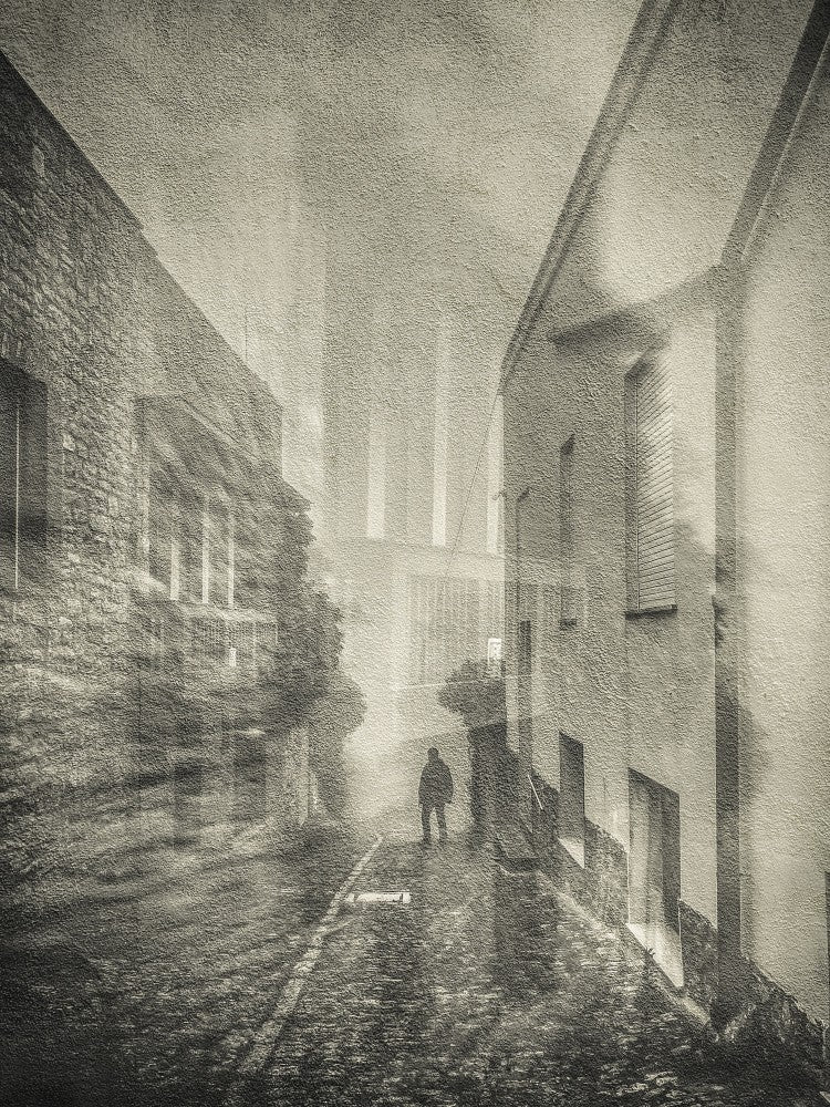 In the alley