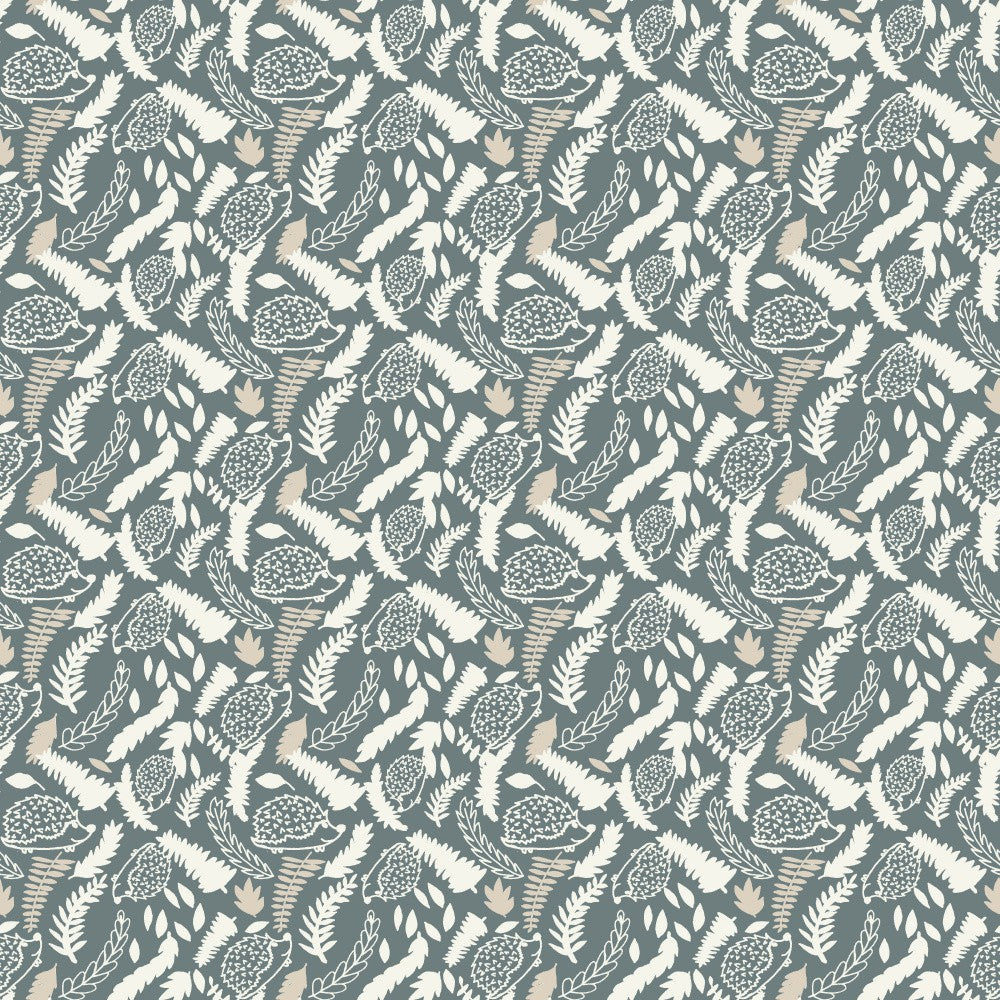 Hedgehog In Ferns Pattern