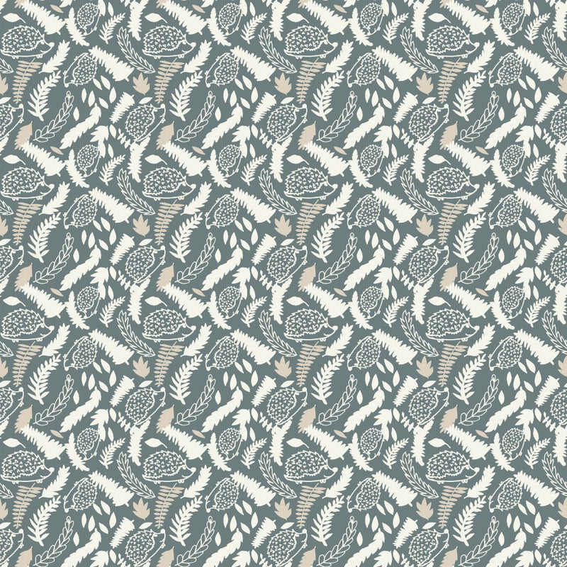 Hedgehog In Ferns Pattern