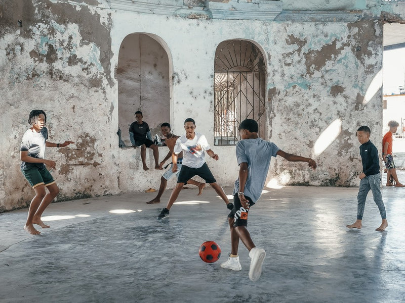 Playing Soccer