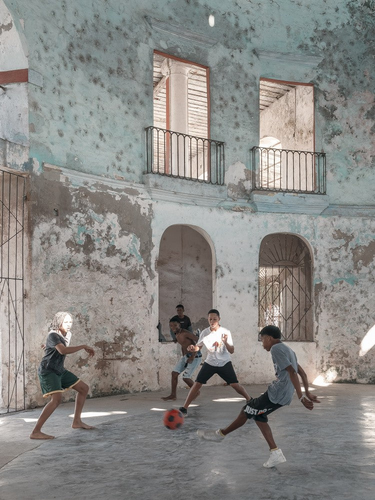 Playing Soccer