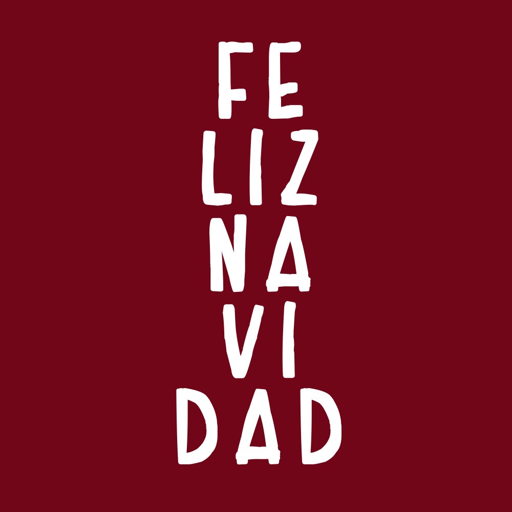Simple feliz Navidad