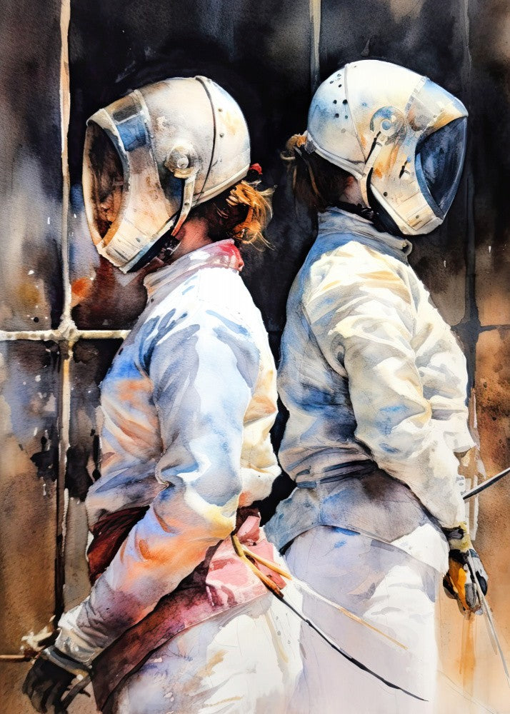 Fencing sport art #fencing #sport