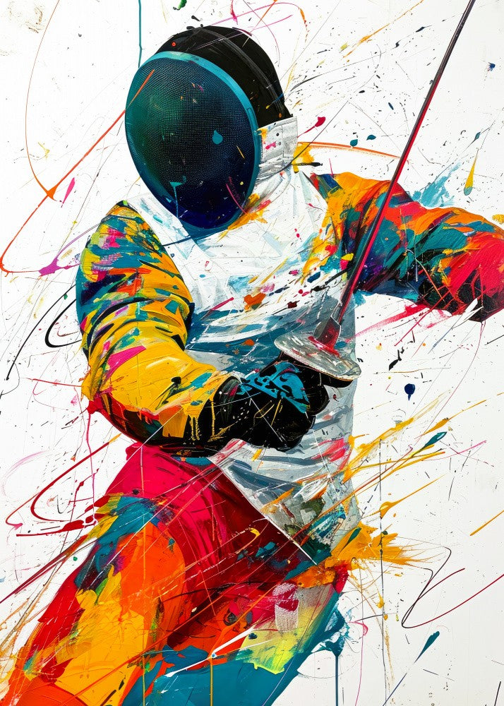 Fencing sport art #fencing #sport