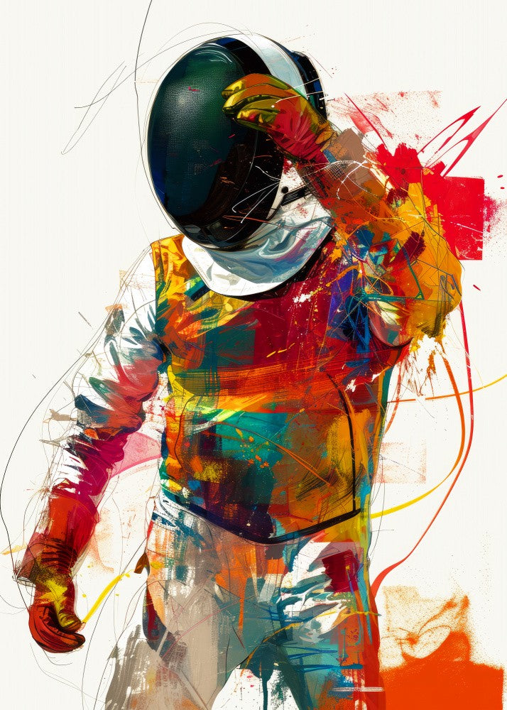 Fencing sport art #fencing #sport