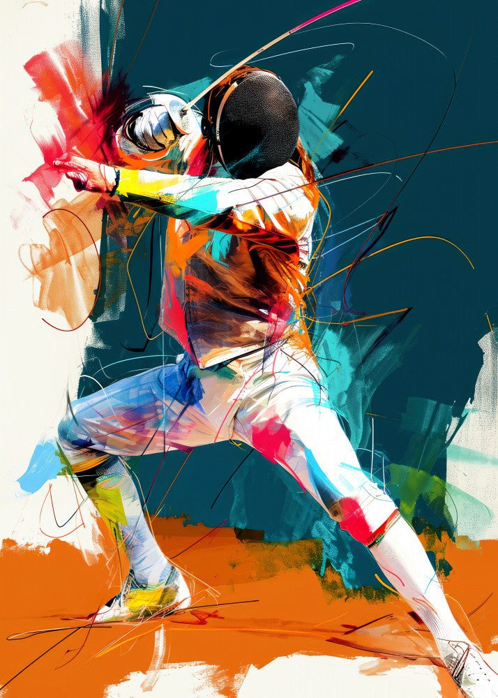 Fencing sport art #fencing #sport