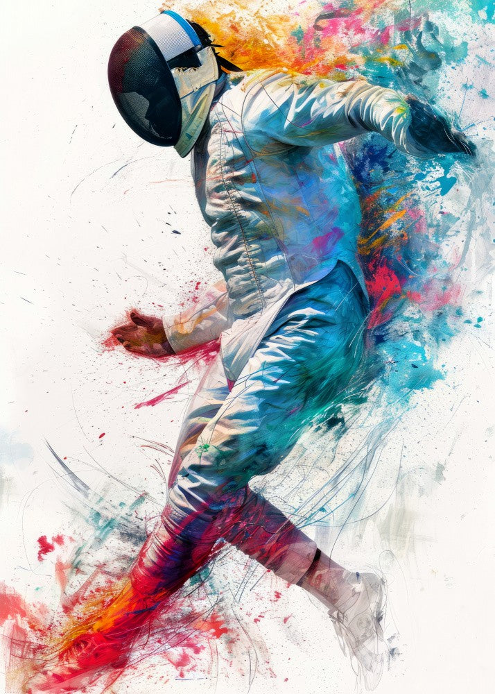 Fencing sport art #fencing #sport