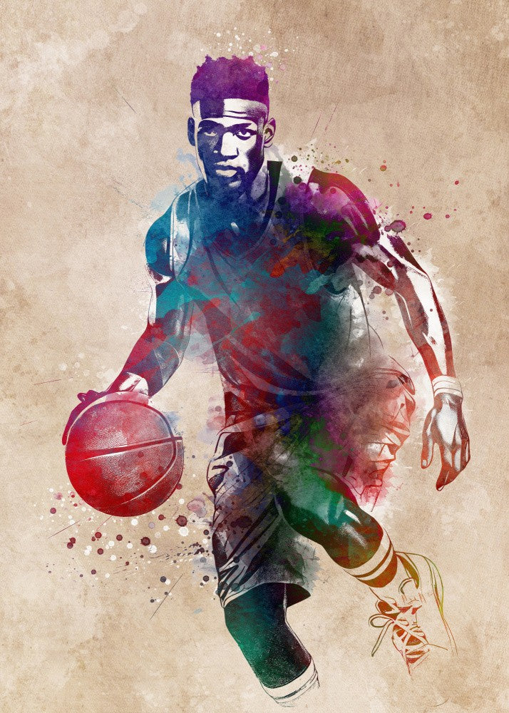 Basketball sport art 1