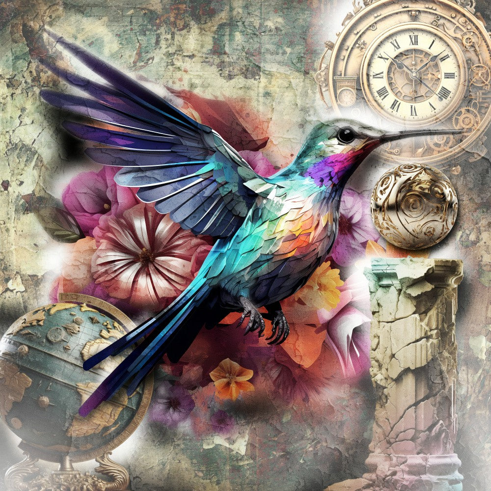 Bird and flowers 2