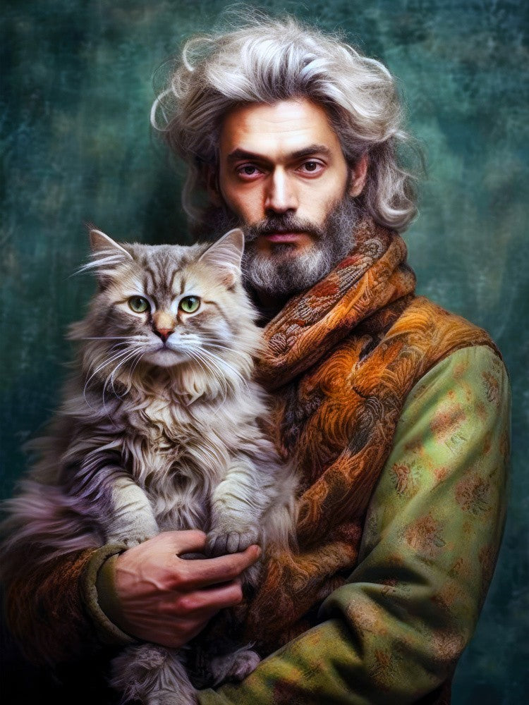 Man With A Cat