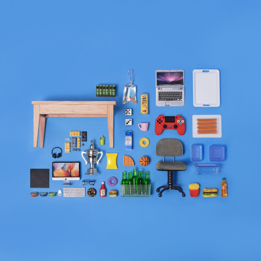 Dollhouse inventory / dark blue