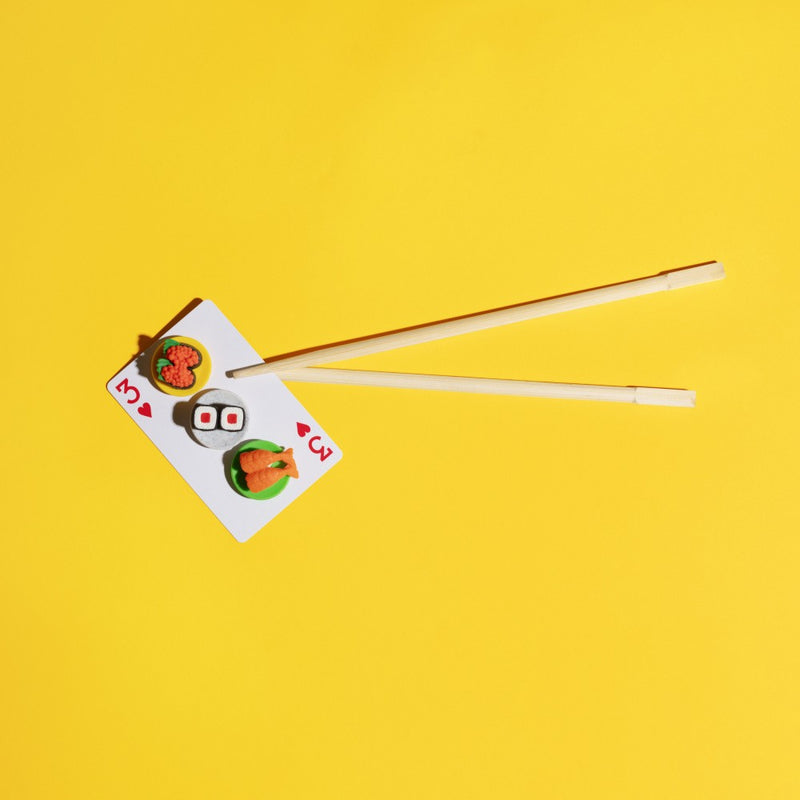 Playing with chopsticks