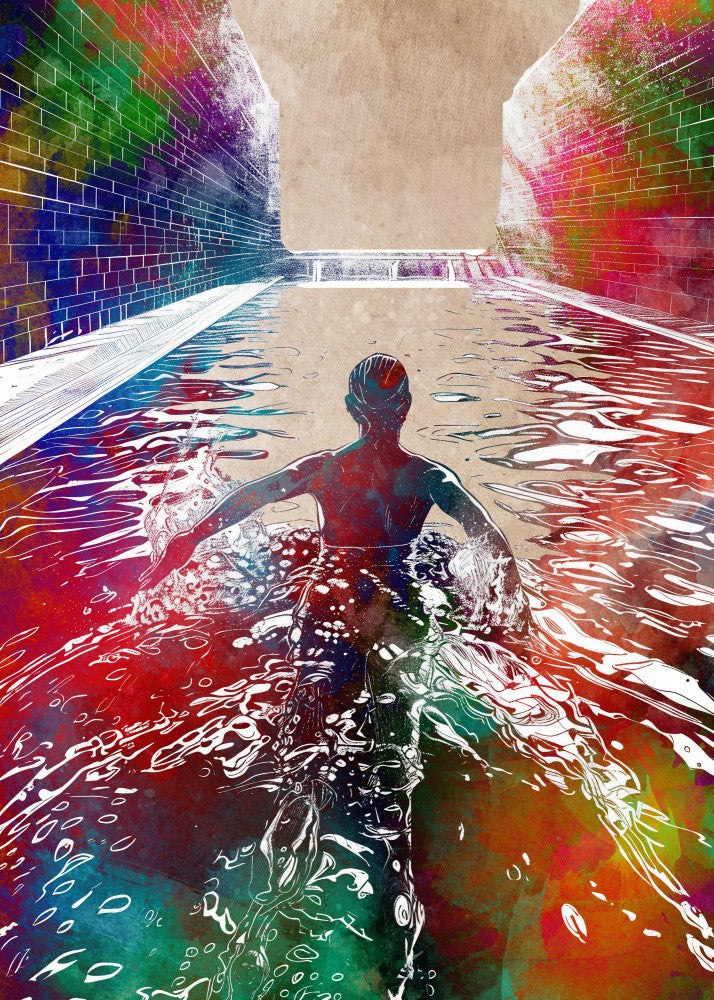 Swimmer sport art #swimmer #sport