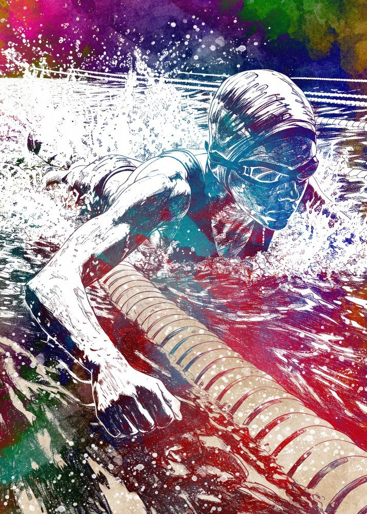 Swimmer sport art #swimmer #sport