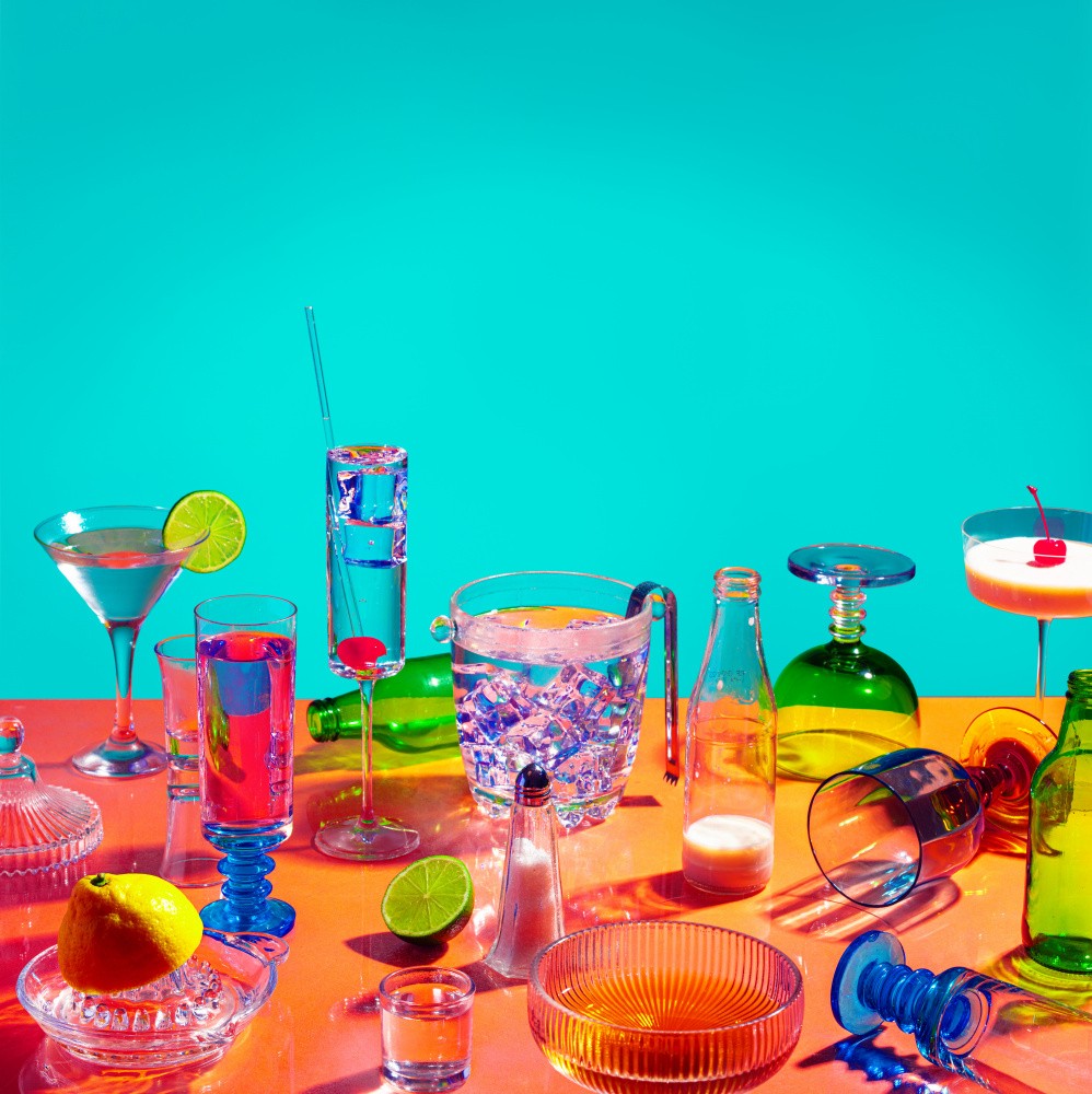 Colorful drinks