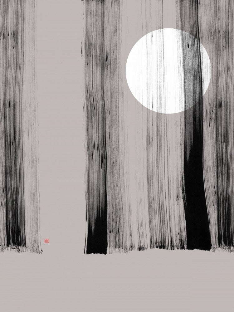 Hidden Moon N°1 | Behind the Trees