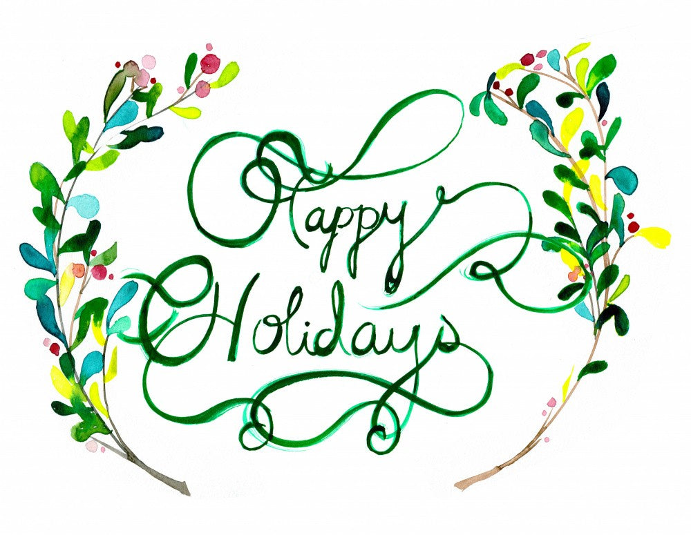 Happy Holidays Garland1