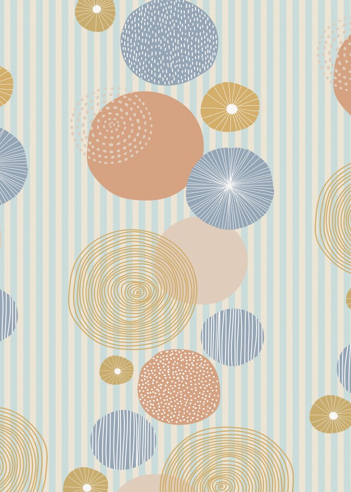 Moderne Blue Stripes