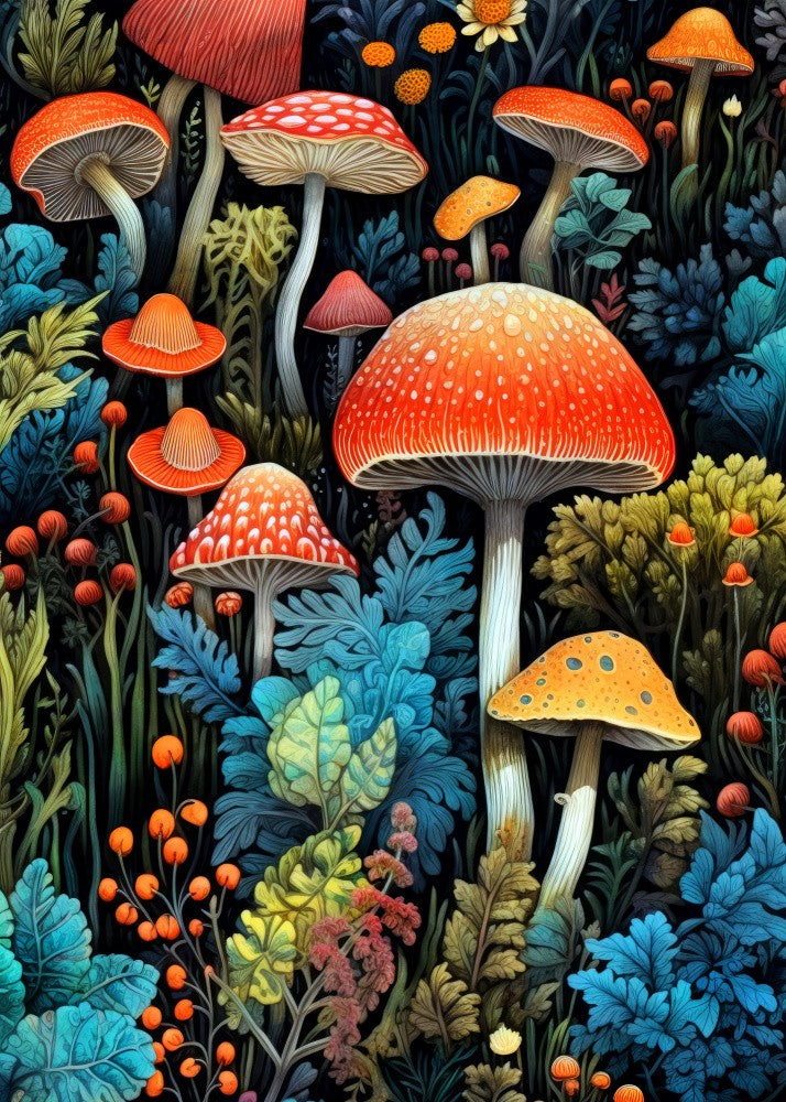 Nature 1 mushrooms