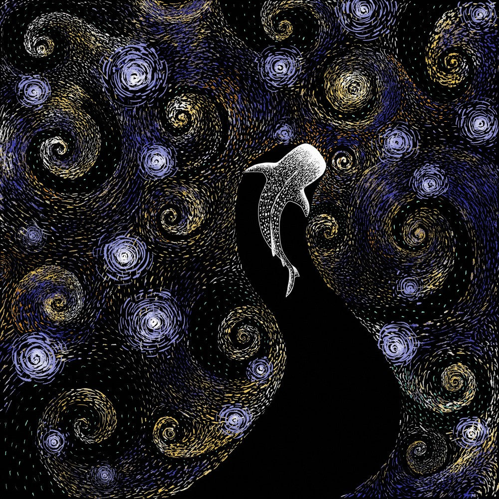 Star Eater In Van Gogh Style   Colored