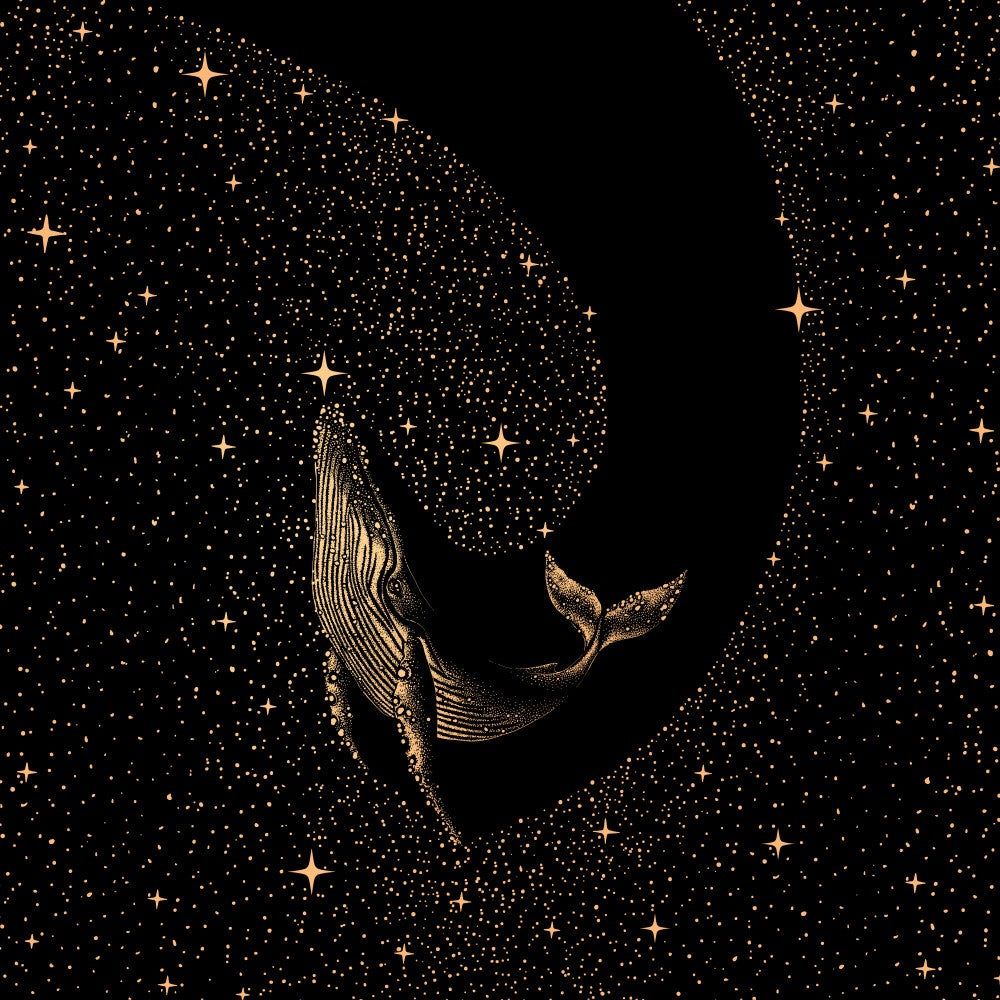Starry Whale Dark Gold Version