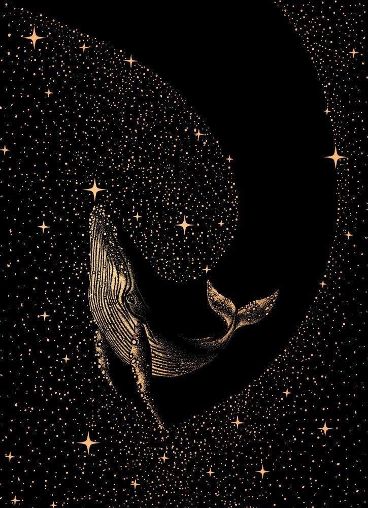 Starry Whale Dark Gold Version