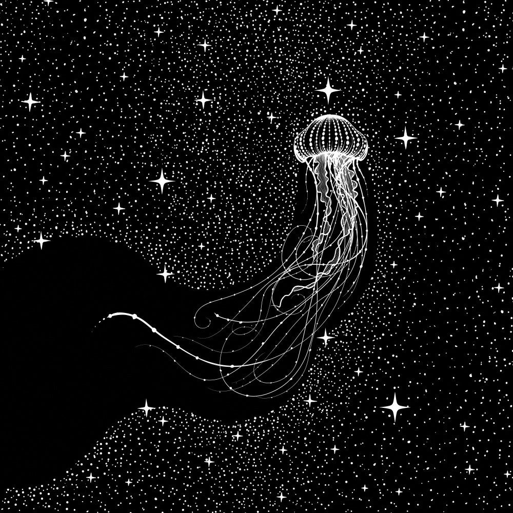 starry jellyfish (Black Version)